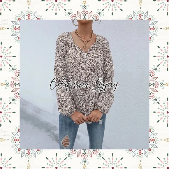 Leopard Print Blouse - Picture 2 of 5